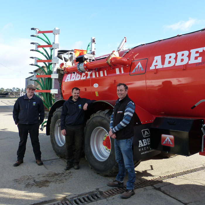 Abbey Machinery SMART Tanker and Applicator used in UCD study